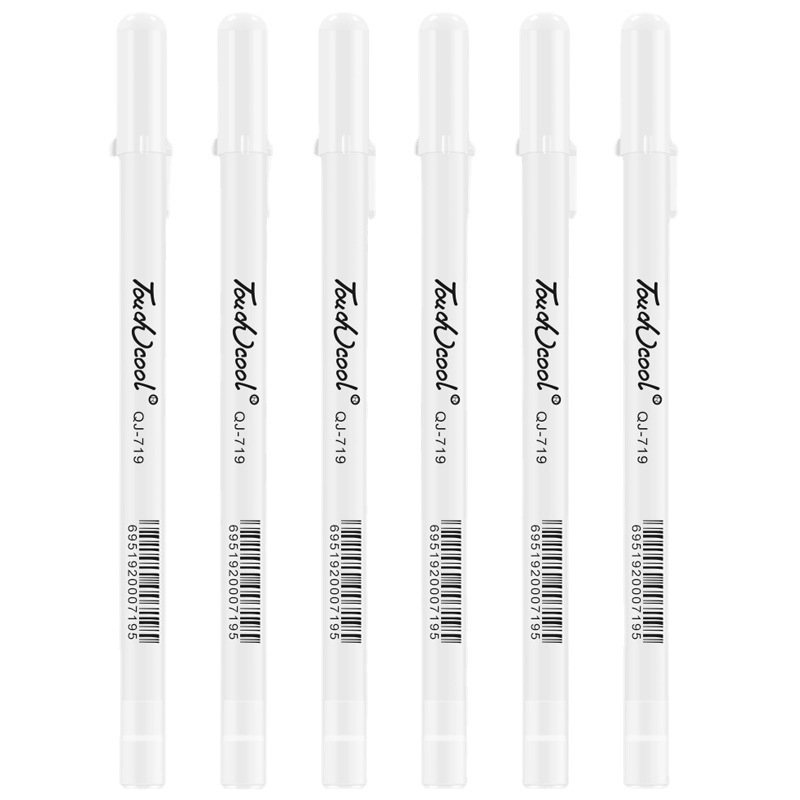Whiteboard Marker Set - 5 PCS White Manga Marker Pens