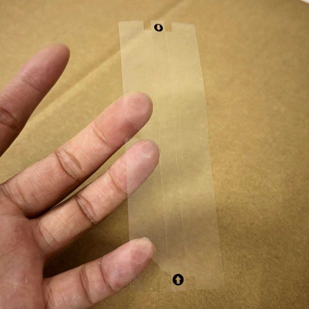 Label Printer Tape - 36/72pcs Transparent Adhesive Tamper-Evident VOID Label