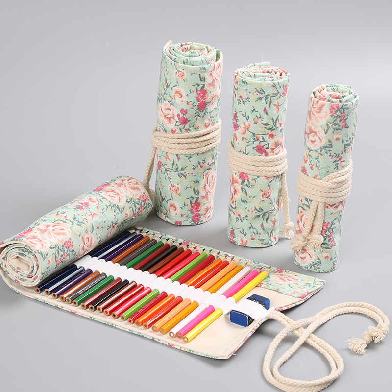 12/24/36/48/72 Holes Floral Ca - Pen Pouch Roll review and price