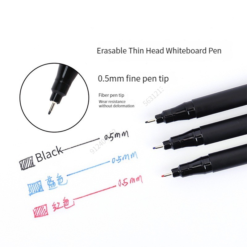 1/3PCS 0.5mm Dry Erase Art Mar - Whiteboard Marker Set review and price