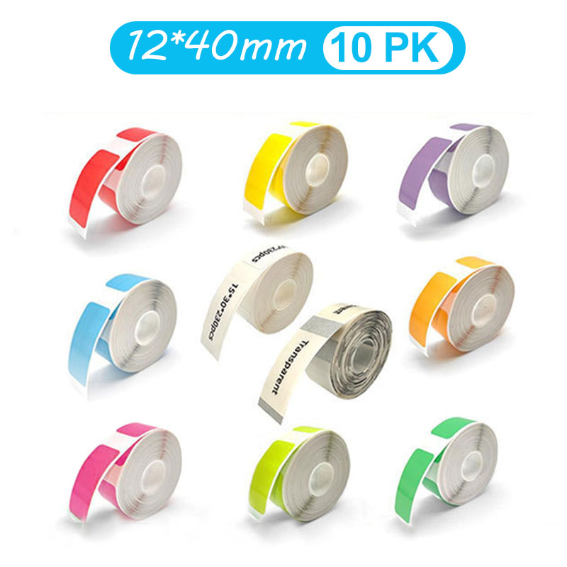 12*40mm Colored Transparent Th - Label Printer Tape review and price