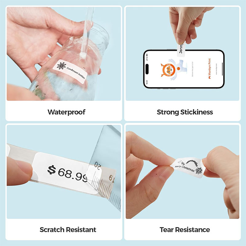 12*40mm Colored Transparent Th - Label Printer Tape review and price