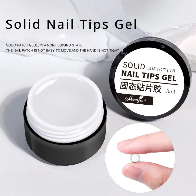 3pcs/set Solid Nail Tips Gel S - Glue Stick Pack review and price