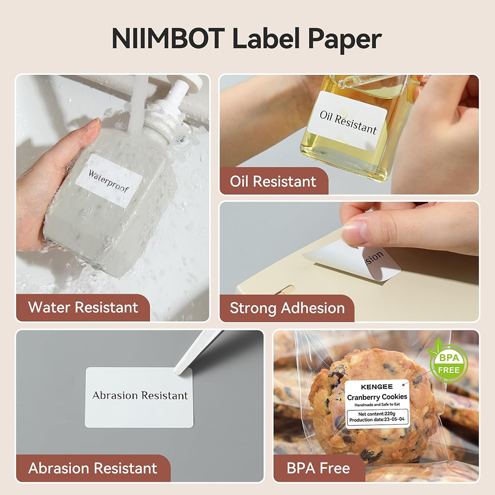 NIIMBOT Thermal Label for B1 B - Label Printer Tape review and price