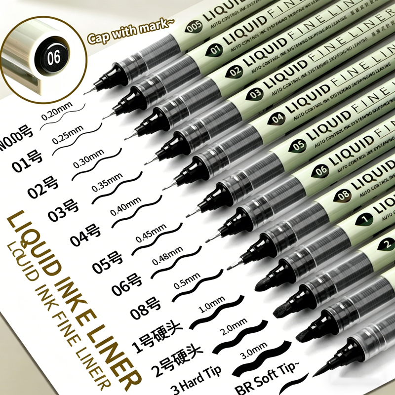 12 Pack Black Fineliner Drawin - Copic Marker Sketch review and price