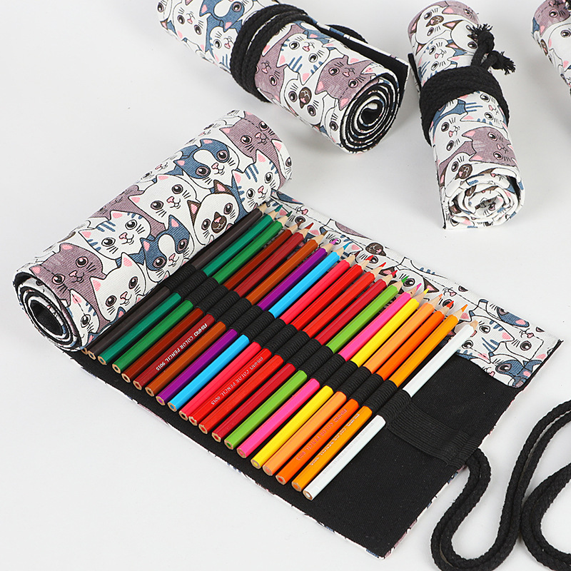 72 Slots School Pencil Case Ro - Pen Pouch Roll review and price