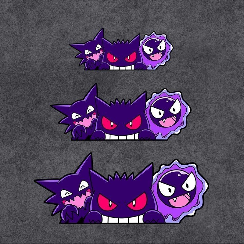 Cute Pokemon Gengar Anime Car  - Memo Pad Sticky review and price