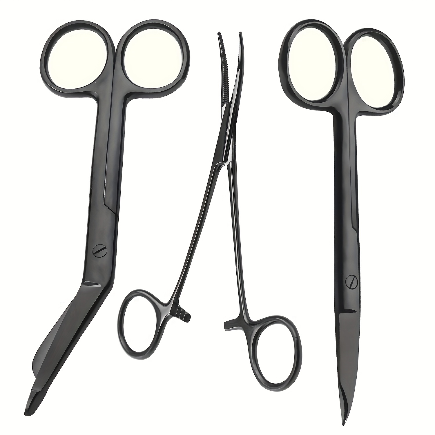 3pcs Multicolor Titanium-Coate - Scissors Stainless Craft review and price