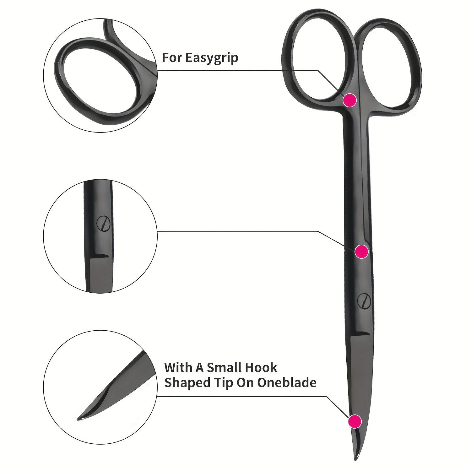 3pcs Multicolor Titanium-Coate - Scissors Stainless Craft review and price