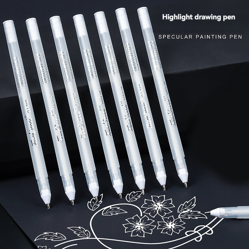 5 PCS White Manga Marker Pens  - Whiteboard Marker Set review and price