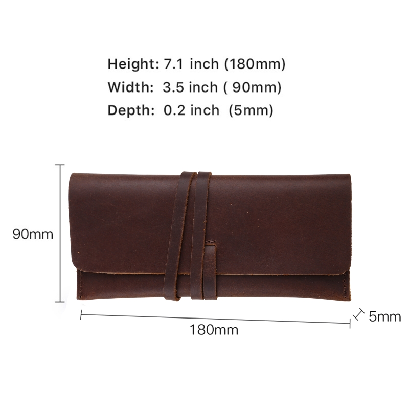 Handmade Cowhide Leather Pen B - Pen Pouch Roll review and price