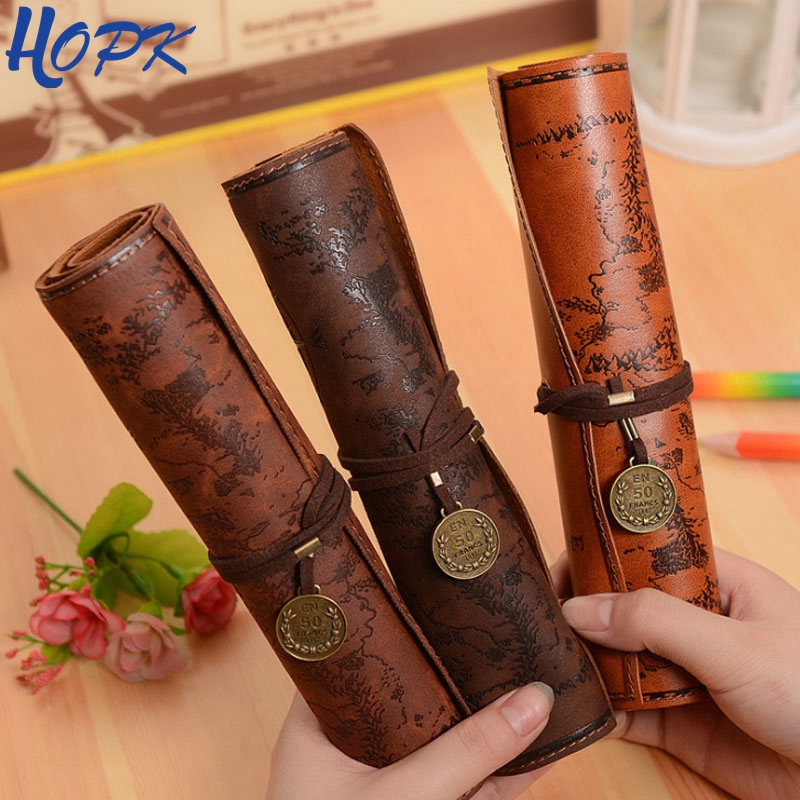 Vintage Retro Treasure Map Pen - Pen Pouch Roll review and price